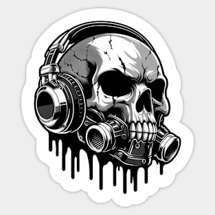 Steampunk skull #2 Sticker